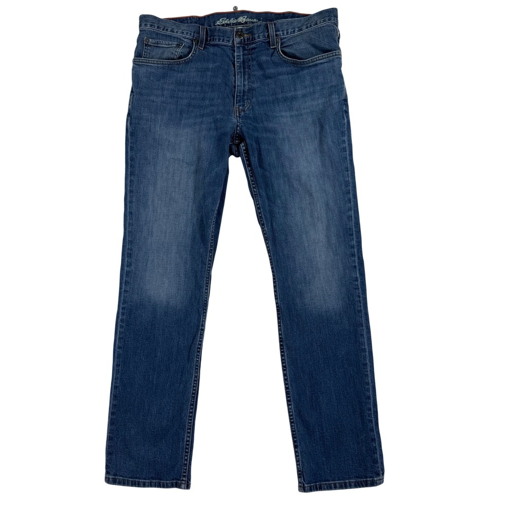 Eddie Bauer Slim Fit Jeans Mens 36x32 Blue Stretch Denim Medium Wash Classic